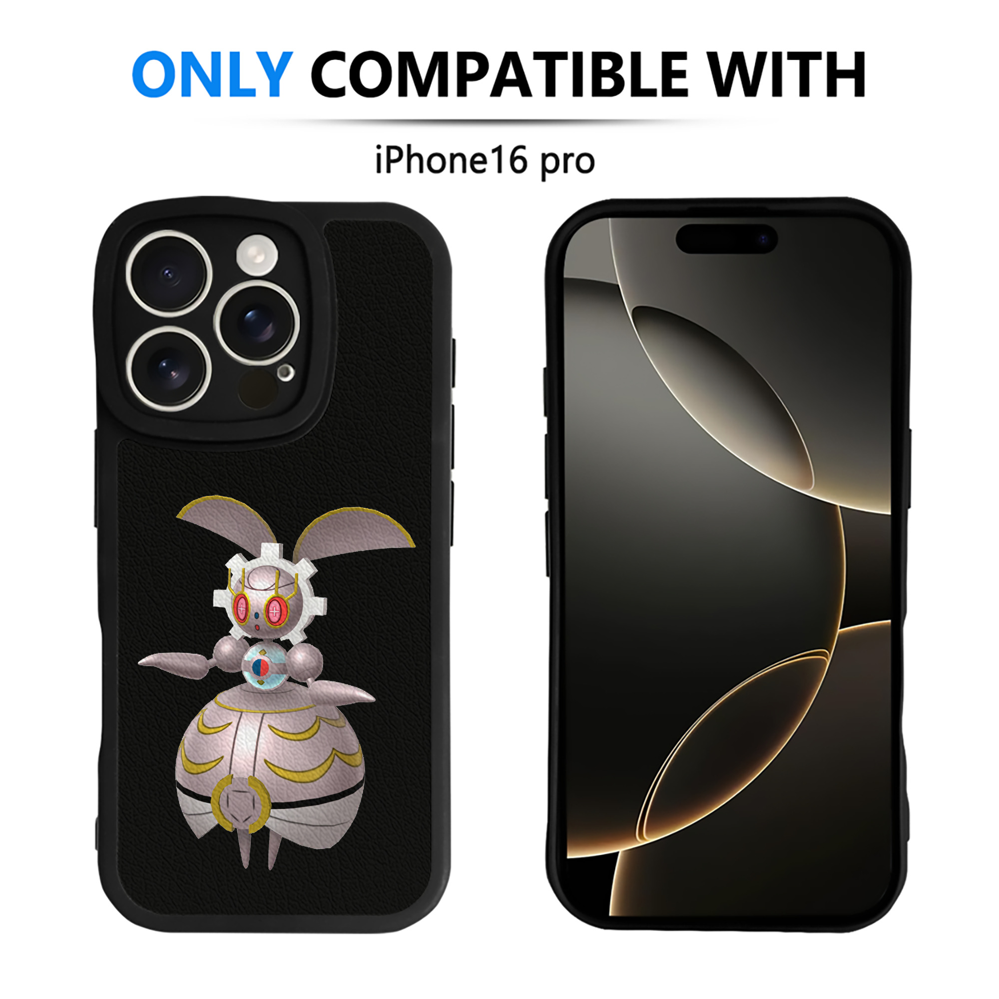 （画像用） ポケットモンスター Pokémon 【iPhone 16シリーズ対応】シリコンスマホケース（レザー調） 材質：シリコン